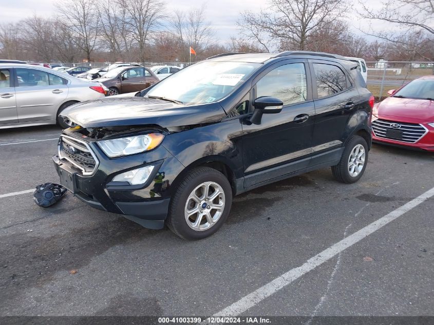 VIN MAJ6S3GL8KC292123 2019 Ford Ecosport, SE no.2