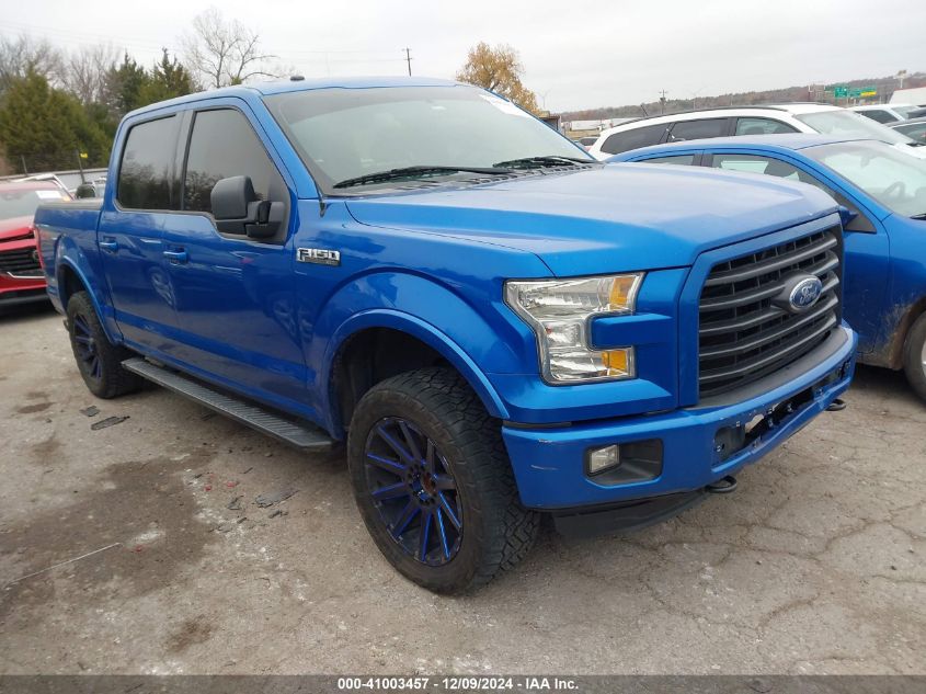 VIN 1FTEW1EF4GKD38409 2016 FORD F-150 no.1