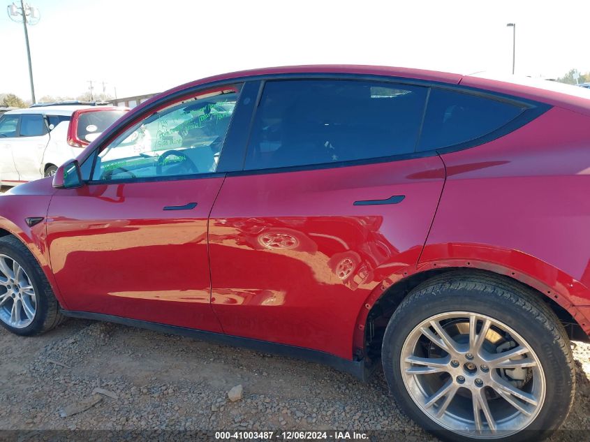 2023 Tesla Model Y Awd/Long Range Dual Motor All-Wheel Drive VIN: 7SAYGDEE9PA060459 Lot: 41003487