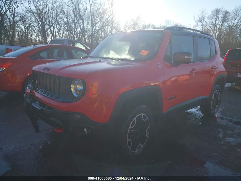 VIN ZACCJBCB2HPE81586 2017 Jeep Renegade, Trailhawk... no.2