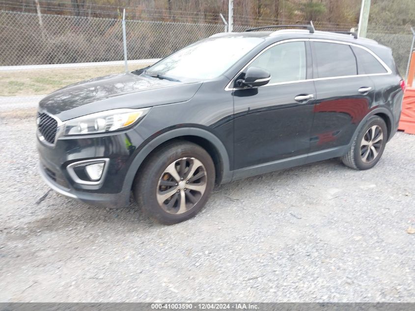 2016 KIA SORENTO 3.3L EX - 5XYPH4A57GG008853