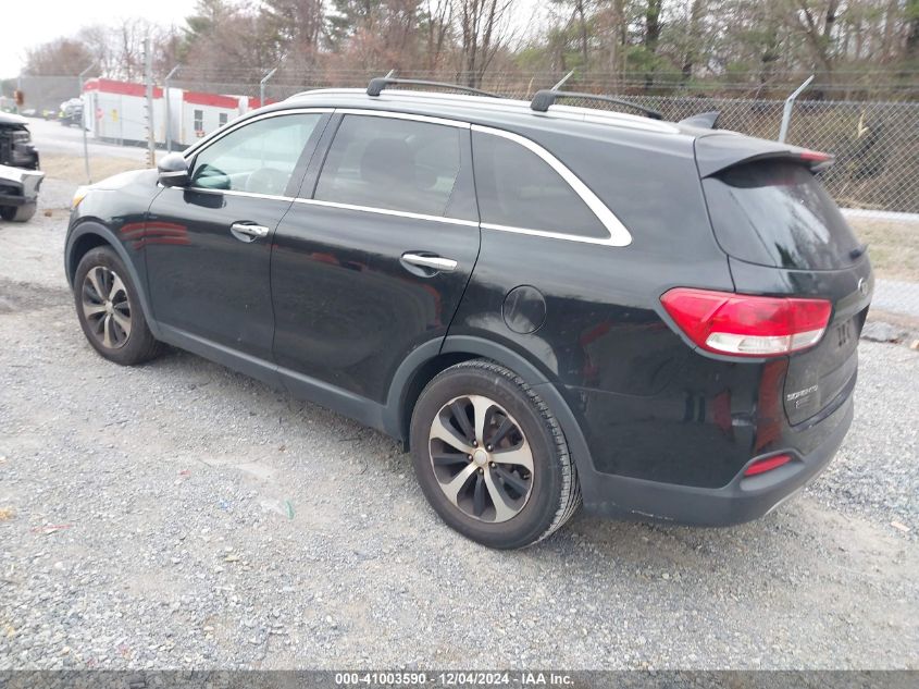 2016 KIA SORENTO 3.3L EX - 5XYPH4A57GG008853