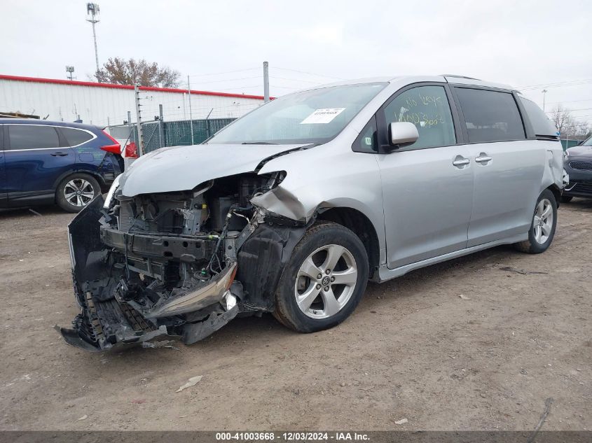 VIN 5TDKZ3DC6LS050925 2020 Toyota Sienna, LE no.2