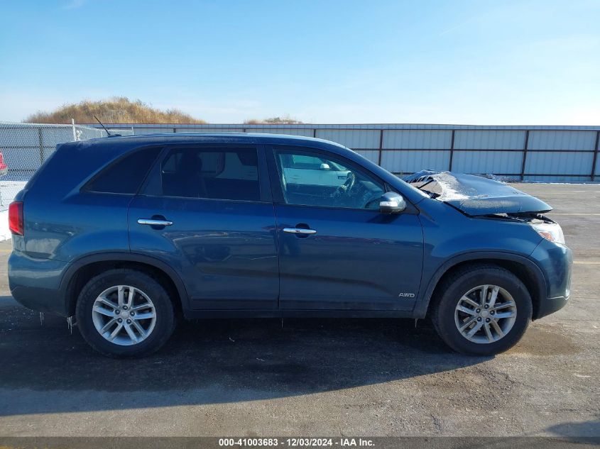 2014 Kia Sorento Lx VIN: 5XYKTCA63EG461067 Lot: 41003683