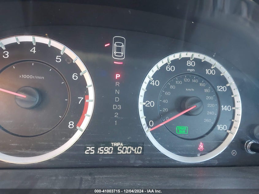 2012 HONDA ACCORD VIN: 1HGCP2F31CA136773