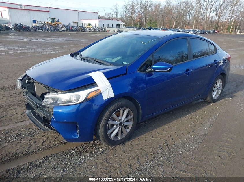 Vin: 3kpfl4a77he015666, lot: 41493620, kia forte lx 20172