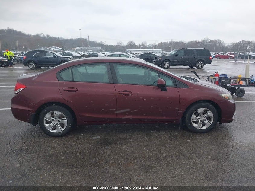 2013 HONDA CIVIC VIN: 19XFB2F57DE029267
