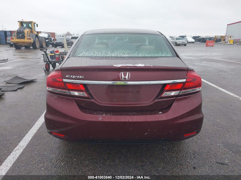 2013 HONDA CIVIC VIN: 19XFB2F57DE029267