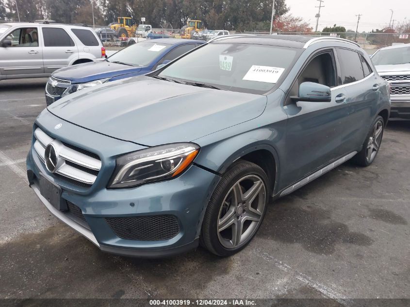 VIN WDCTG4GB2FJ021520 2015 MERCEDES-BENZ GLA 250 no.2