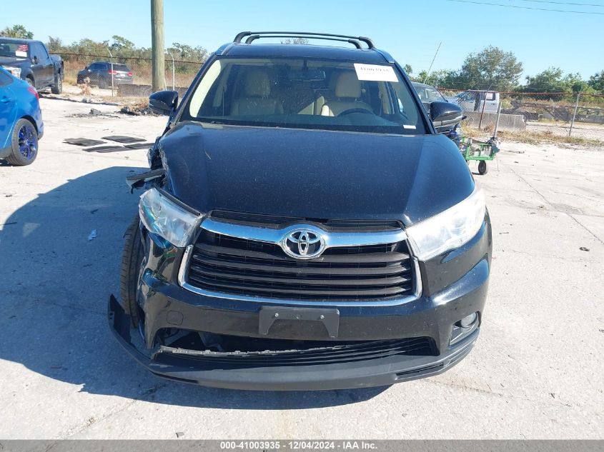 VIN 5TDJKRFH8ES017004 2014 TOYOTA HIGHLANDER no.12