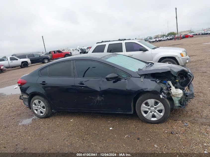 2017 Kia Forte Lx VIN: 3KPFL4A70HE028310 Lot: 41003941