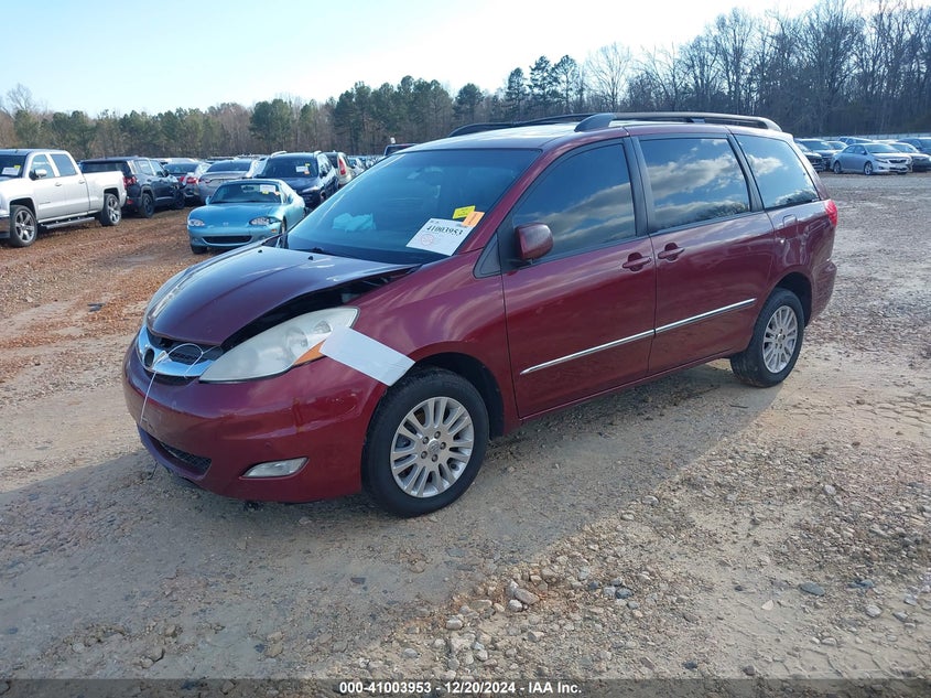 Vin: 5tddk4cc9as028743, lot: 41493848, toyota sienna limited 20102