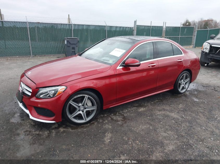 VIN 55SWF4KB2GU154007 2016 Mercedes-Benz C 300, 4Ma... no.2