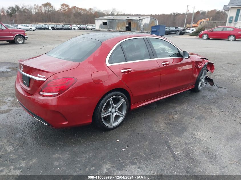 VIN 55SWF4KB2GU154007 2016 Mercedes-Benz C 300, 4Ma... no.4