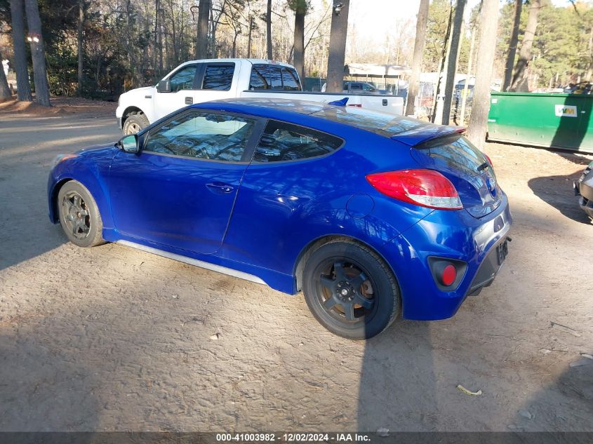 VIN KMHTC6AE8DU128630 2013 Hyundai Veloster, Turbo... no.3