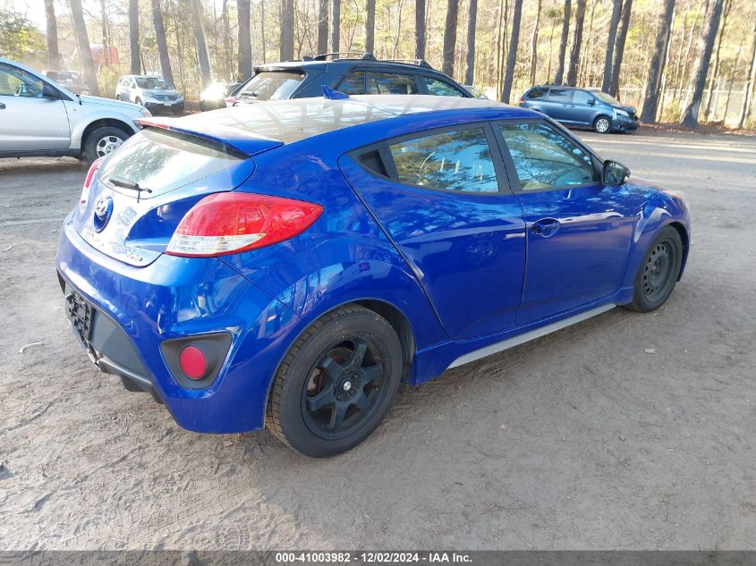 VIN KMHTC6AE8DU128630 2013 Hyundai Veloster, Turbo... no.4