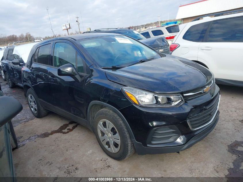 2019 Chevrolet Trax Ls VIN: 3GNCJKSBXKL182680 Lot: 41003988