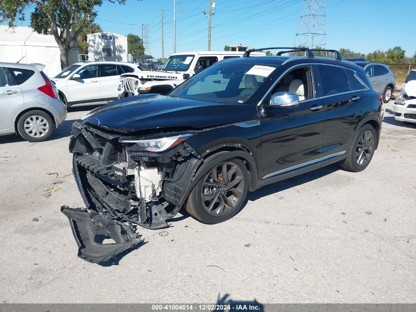 VIN 3PCAJ5M14KF100544 2019 INFINITI QX50 no.2