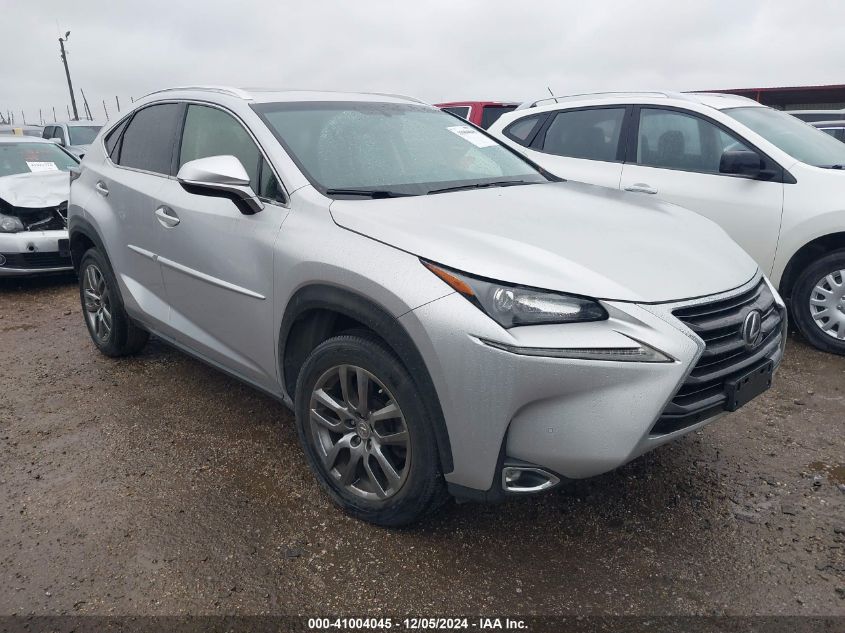 VIN JTJYARBZ3F2021872 2015 Lexus NX, 200T no.1