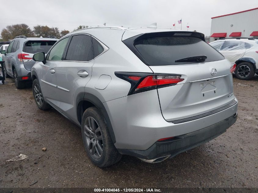 VIN JTJYARBZ3F2021872 2015 Lexus NX, 200T no.3