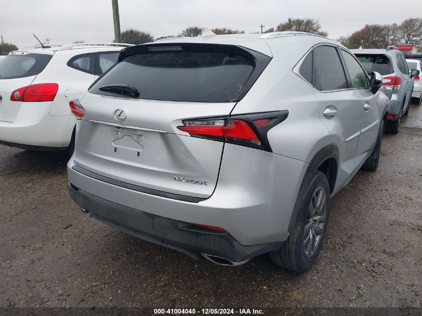 VIN JTJYARBZ3F2021872 2015 Lexus NX, 200T no.4