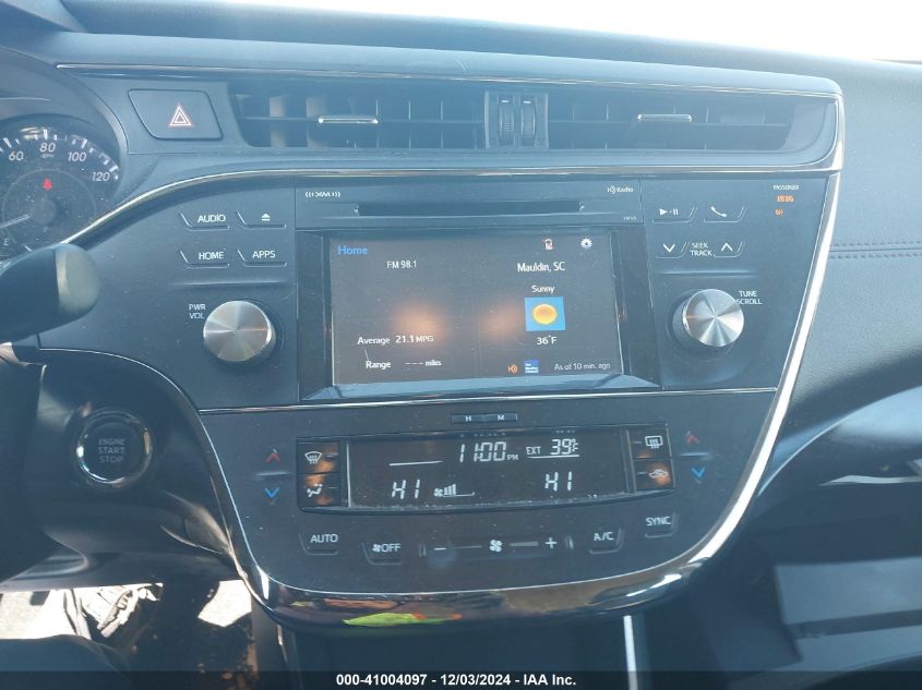 VIN 4T1BK1EB0JU285727 2018 TOYOTA AVALON XLE