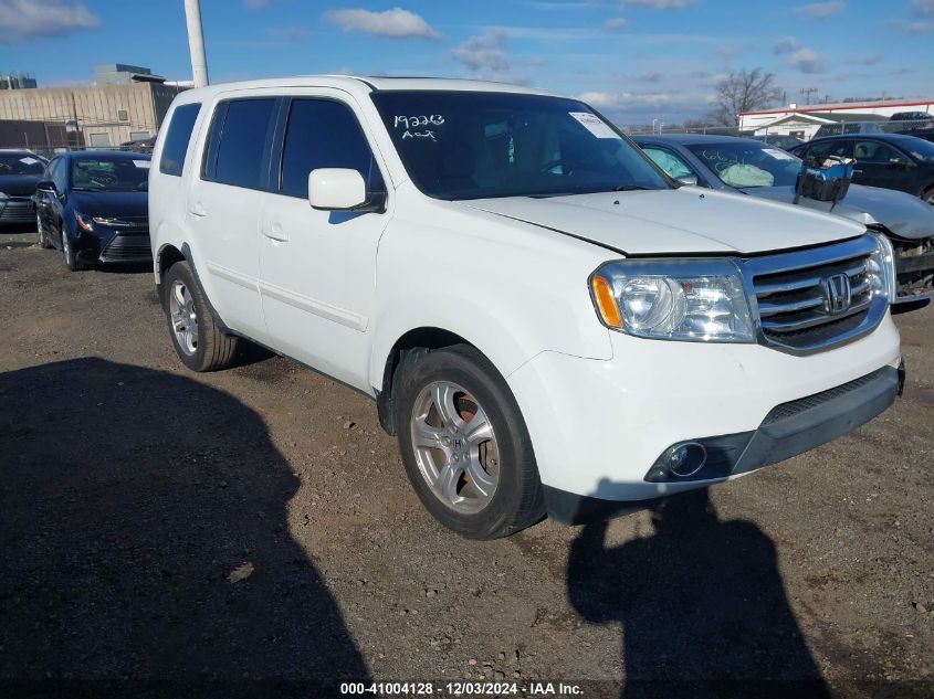 VIN 5FNYF4H5XDB040456 2013 Honda Pilot, Ex-L no.1