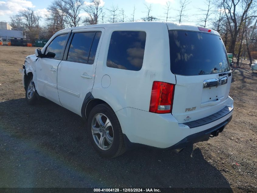 VIN 5FNYF4H5XDB040456 2013 Honda Pilot, Ex-L no.3