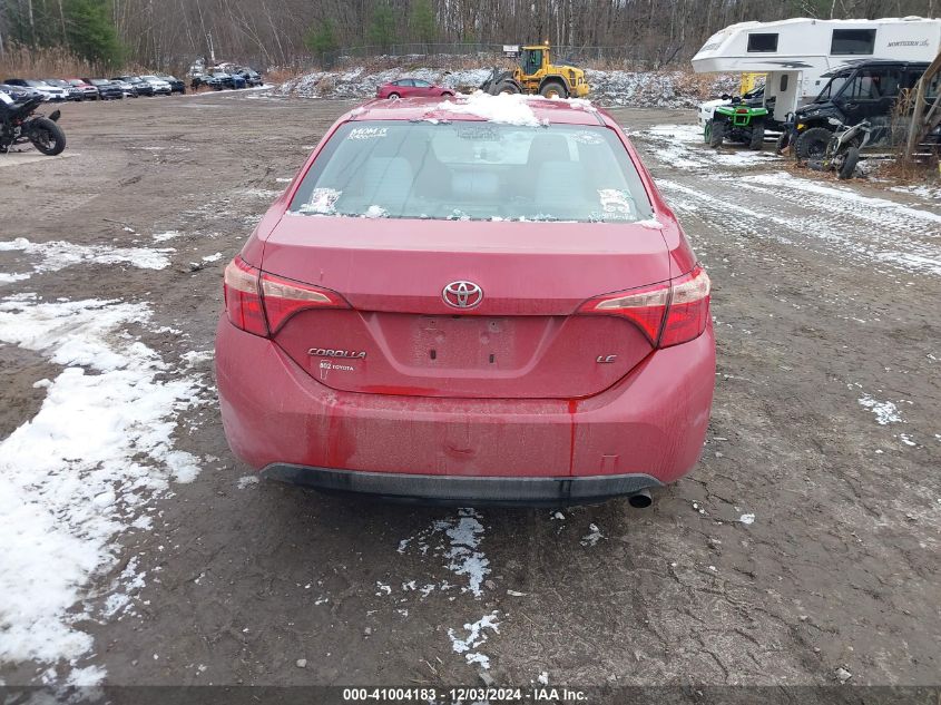 2018 Toyota Corolla Le VIN: 2T1BURHE1JC992299 Lot: 41004183