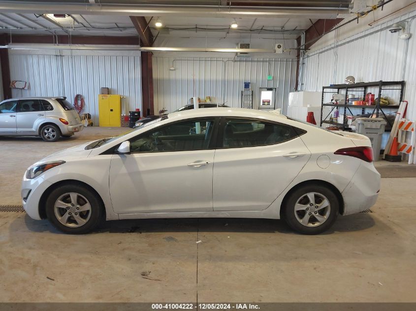2015 HYUNDAI ELANTRA VIN: 5NPDH4AE7FH642027
