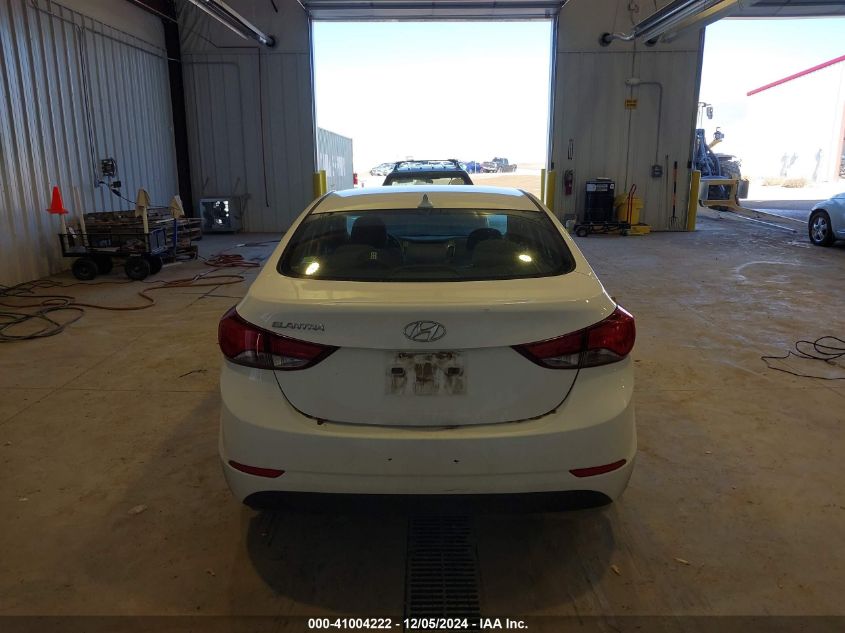 2015 Hyundai Elantra Se VIN: 5NPDH4AE7FH642027 Lot: 41004222