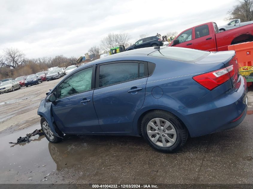 2016 Kia Rio Lx VIN: KNADM4A30G6612015 Lot: 41004232