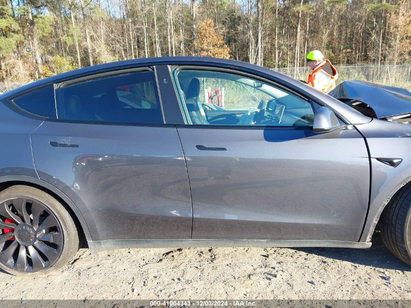 2023 Tesla Model Y Performance Dual Motor All-Wheel Drive VIN: 7SAYGDEF6PF865153 Lot: 41004343