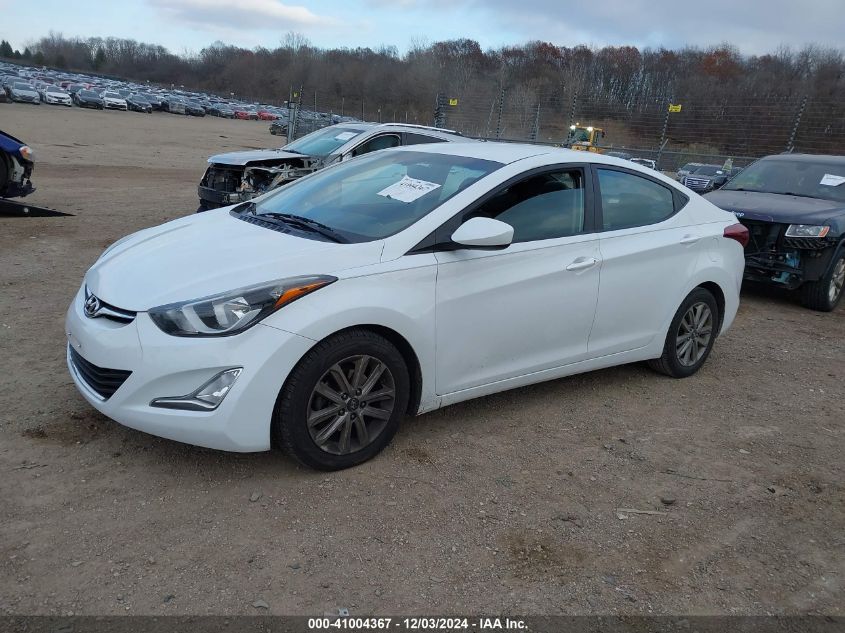 VIN 5NPDH4AE0FH589185 2015 HYUNDAI ELANTRA no.2