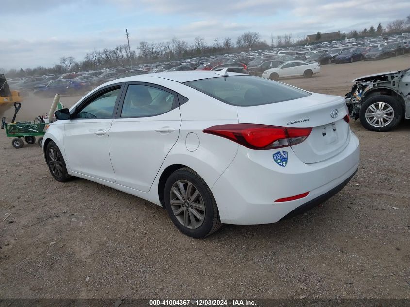 VIN 5NPDH4AE0FH589185 2015 HYUNDAI ELANTRA no.3