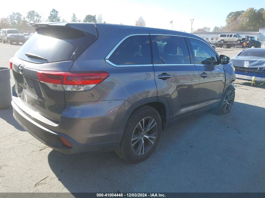 VIN 5TDZARFHXKS050183 2019 Toyota Highlander, LE no.4