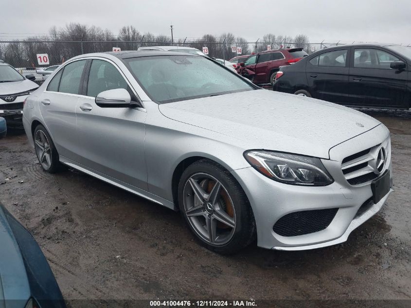 VIN 55SWF4KB5JU255646 2018 Mercedes-Benz C 300, 4Matic no.1