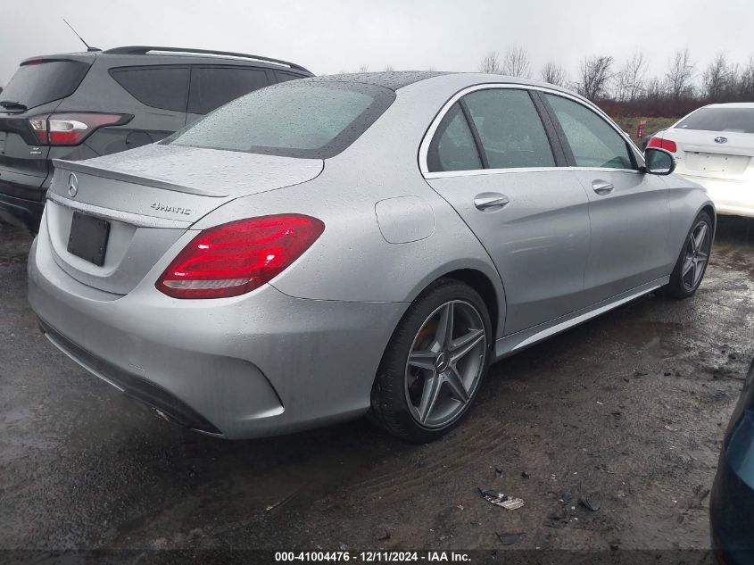 VIN 55SWF4KB5JU255646 2018 Mercedes-Benz C 300, 4Matic no.4