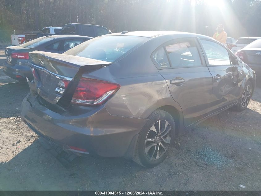 VIN 19XFB2F83DE015070 2013 Honda Civic, EX no.4