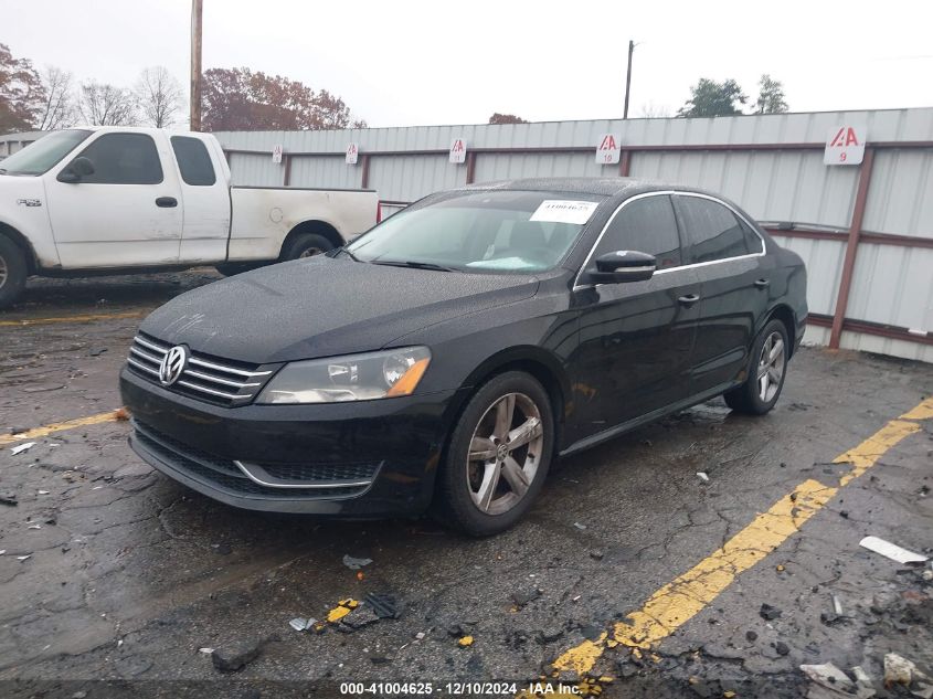 VIN 1VWBP7A34DC061455 2013 Volkswagen Passat, 2.5L Se no.2