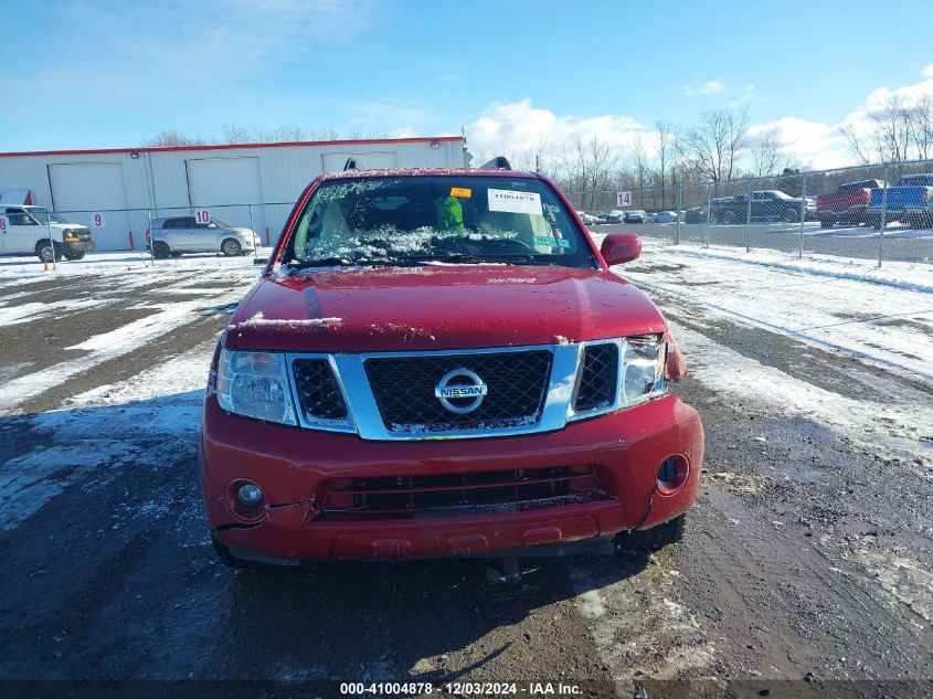 2010 Nissan Pathfinder Se VIN: 5N1AR1NB2AC629832 Lot: 41004878