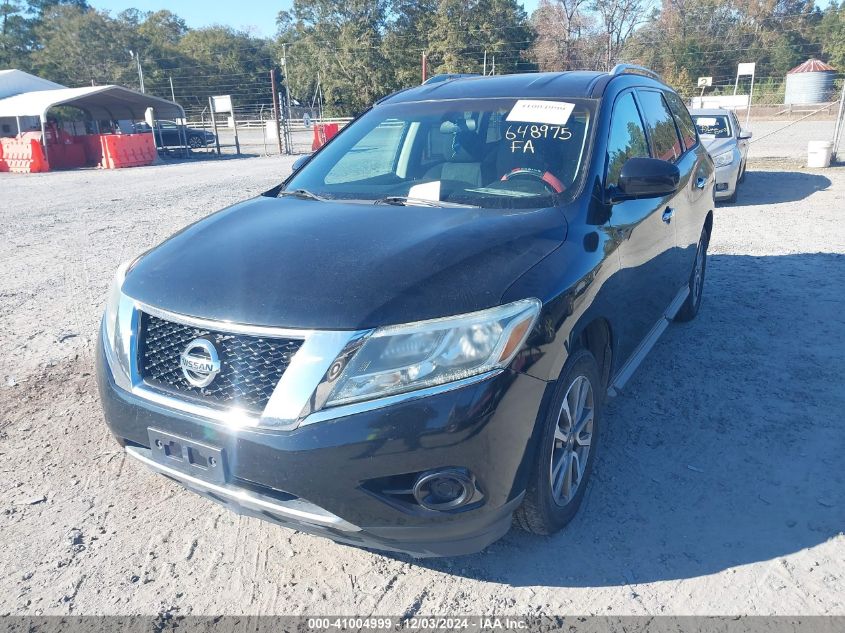 2013 Nissan Pathfinder Sv VIN: 5N1AR2MM2DC648975 Lot: 41004999