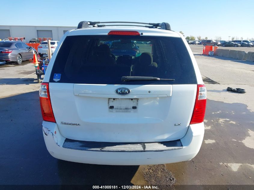 2008 Kia Sedona Lx VIN: KNDMB233286244545 Lot: 41005181