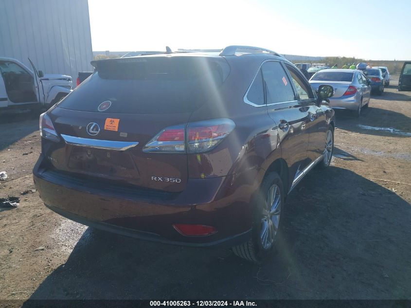 VIN 2T2ZK1BA9DC110484 2013 LEXUS RX 350 no.4