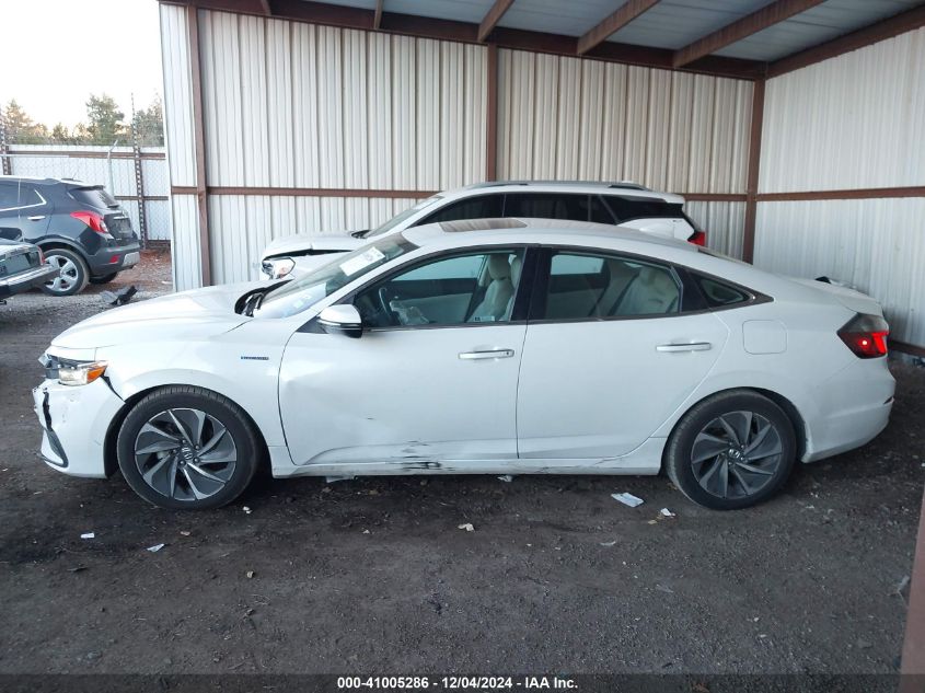 2022 Honda Insight Touring VIN: 19XZE4F93NE004533 Lot: 41005286