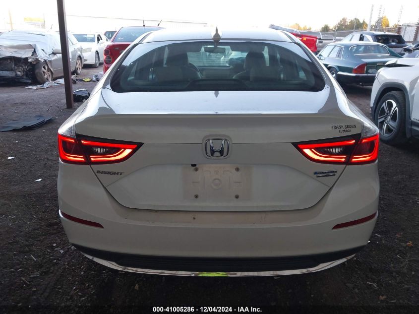 2022 Honda Insight Touring VIN: 19XZE4F93NE004533 Lot: 41005286