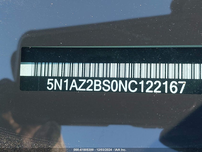 2022 NISSAN MURANO SV - 5N1AZ2BS0NC122167