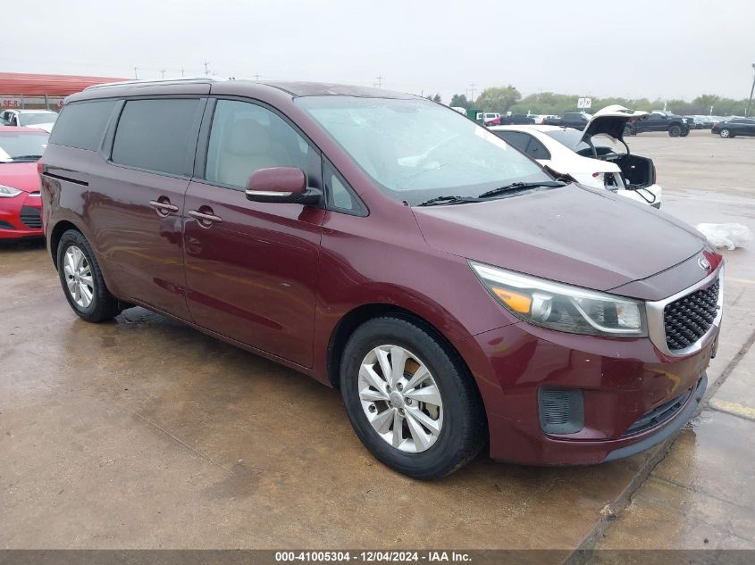 2016 KIA Sedona, LX