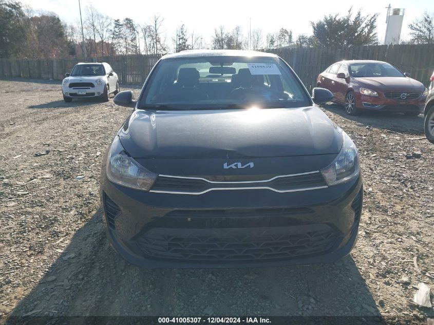 2022 Kia Rio S VIN: 3KPA24AD4NE431432 Lot: 41005307