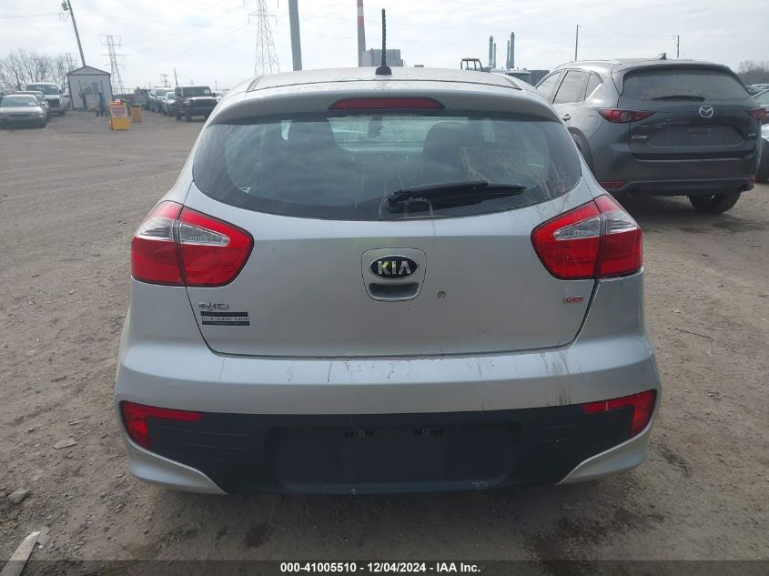 2016 Kia Rio Lx VIN: KNADM5A36G6635644 Lot: 41005510